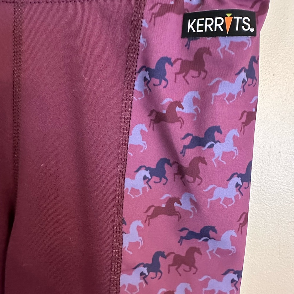 Kids Performance Knee Patch Riding Tight - large - Picture 3 of 5